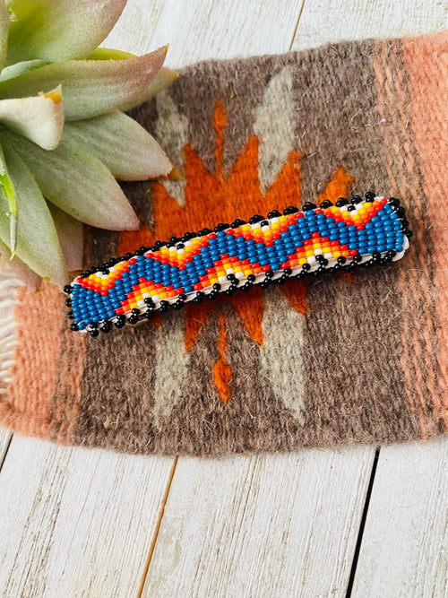 Handcrafted Handmade Beaded Barrette