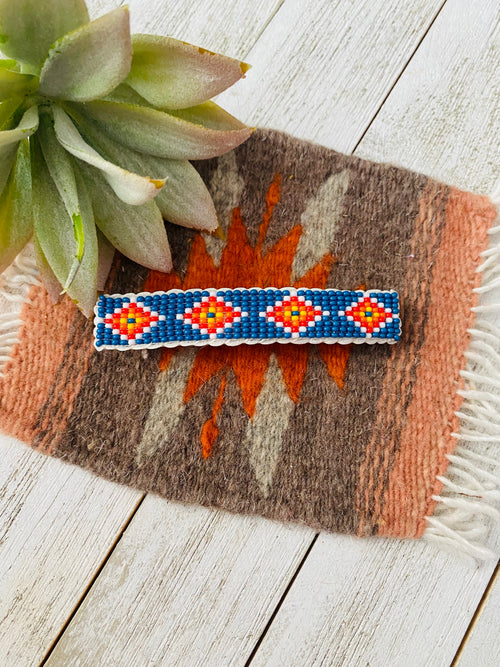 Handcrafted Handmade Beaded Barrette