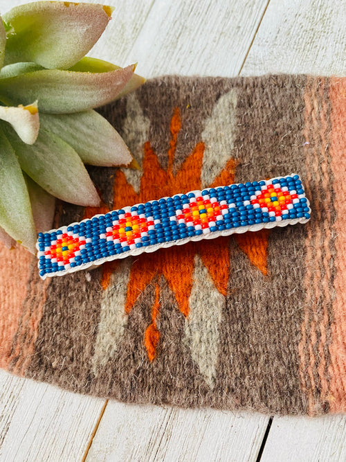 Handcrafted Handmade Beaded Barrette