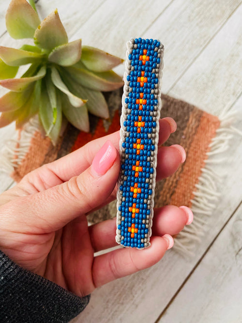 Handcrafted Handmade Beaded Barrette