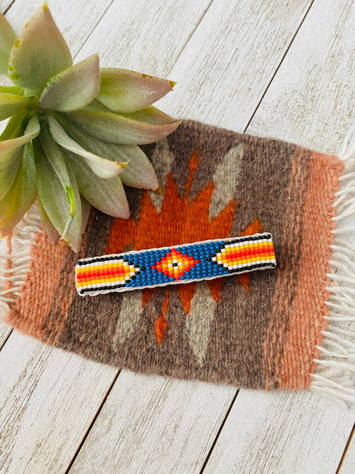 Handcrafted Handmade Beaded Barrette