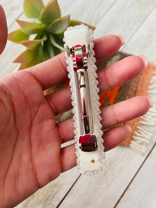 Handcrafted Handmade Beaded Barrette