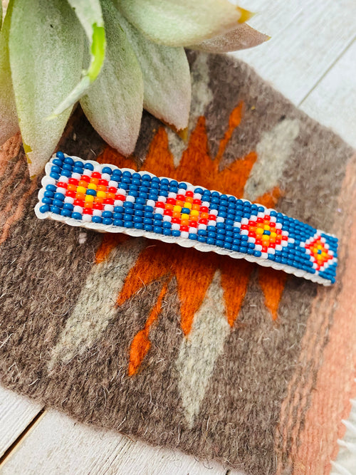 Handcrafted Handmade Beaded Barrette
