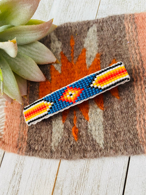 Handcrafted Handmade Beaded Barrette