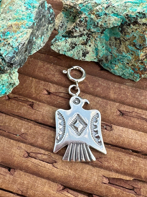 Navajo Crafted Sterling Silver Kachina  Charm