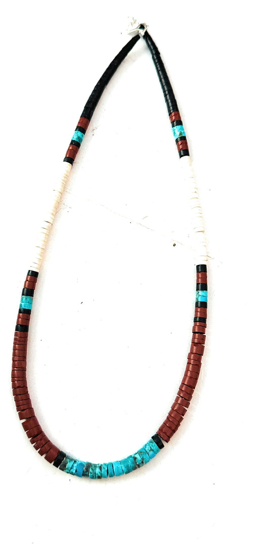 Santo Domingo Multi Stone Beaded Necklace