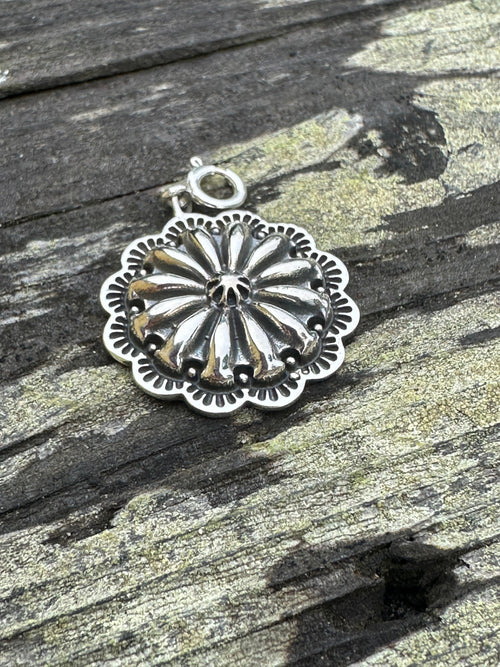 Sterling Silver Concho Charm