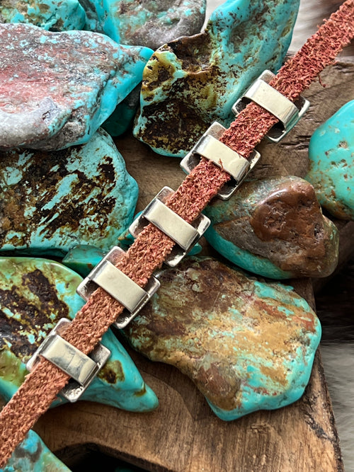 Sterling Silver Mini Concho Slide, Spread Your Wings
