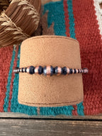 Handcrafted Copper Beaded Bracelet 7.5”