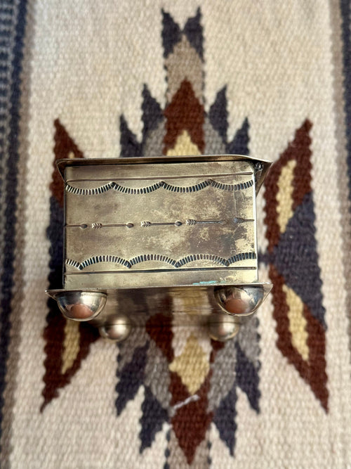 Handmade German Silver Trinket Box