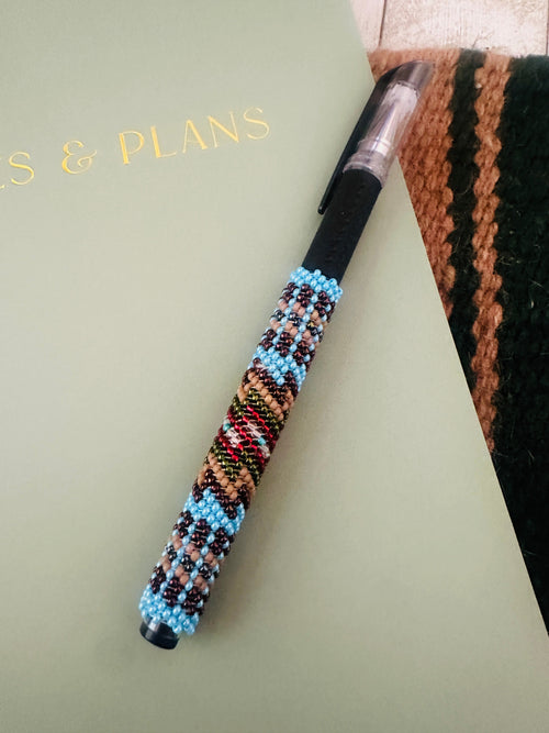 Navajo Made Muticolor Beaded Pen