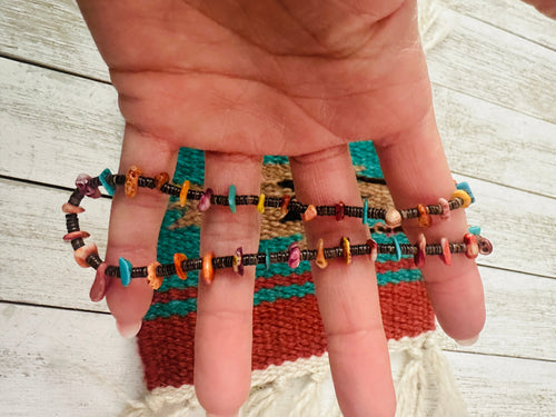 Zuni Multi Stone & Heishi Beaded Necklace