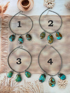 Handmade Sterling Silver Royston Turquoise Beaded Necklace "Signed Nizhoni"