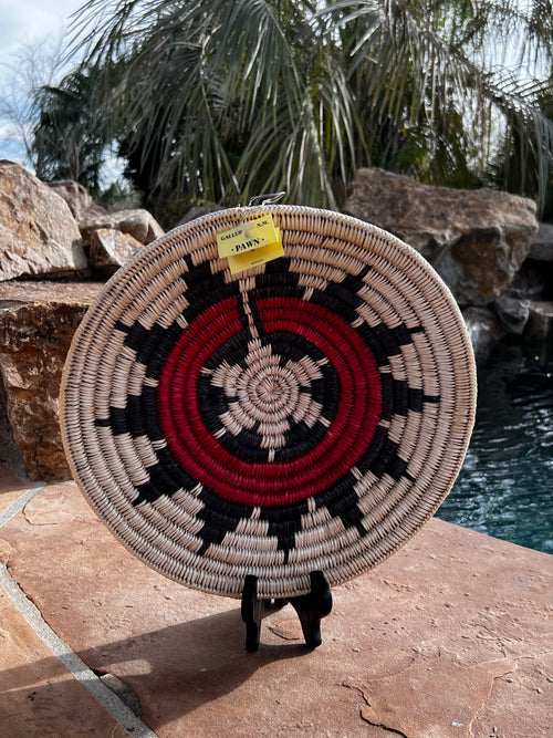 Old Pawn Handcrafted Woven Basket #4