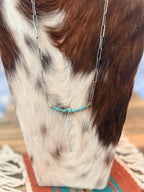 Handmade Sterling Silver, Turquoise & Spice Beaded Necklace