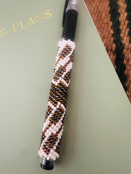 Navajo Made Muticolor Beaded Pen