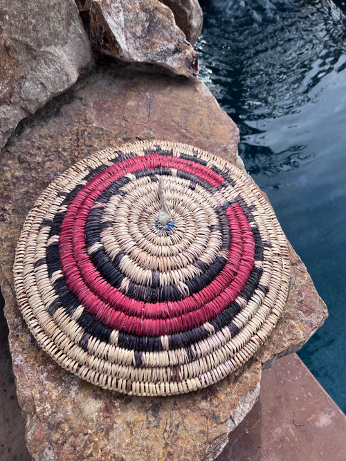 Old Pawn Handcrafted Woven Basket  #14
