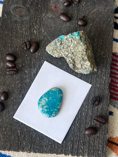 Teal Kingman Turquoise Cabochon, K001