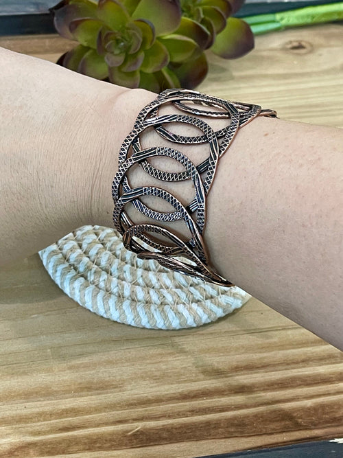 Vintage Handmade Copper Cuff