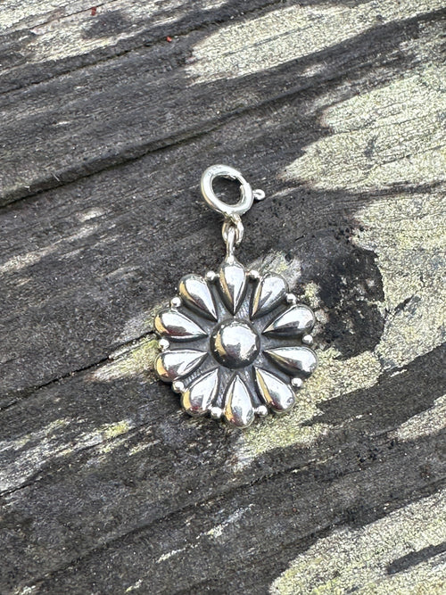 Sterling Silver Flower Charm