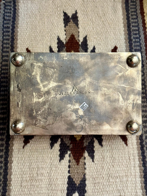 Handmade German Silver Trinket Box