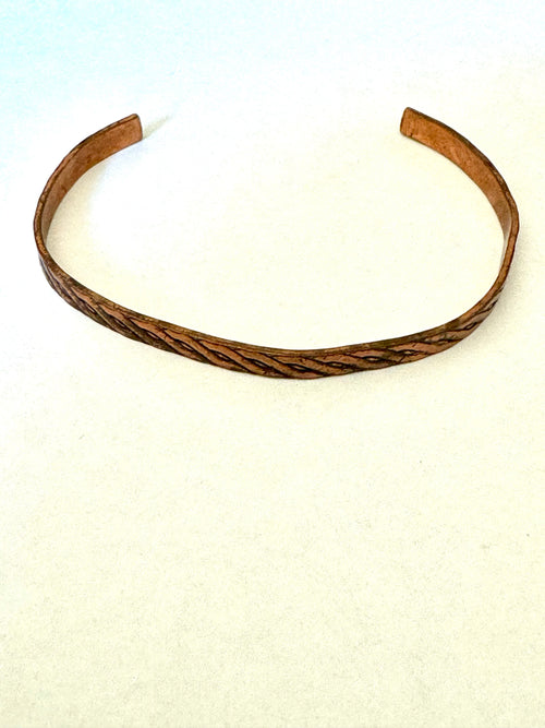 Vintage Handmade Copper Bracelet