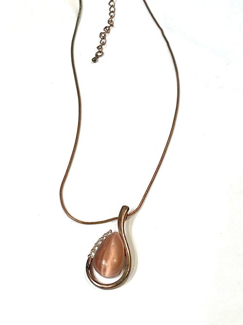 Vintage Handmade Copper Beaded Necklace