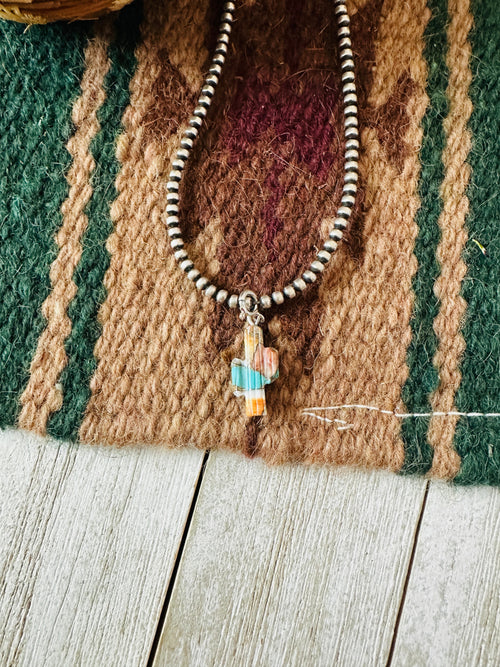 Navajo Hand Carved Spice Saguaro Cactus Charm