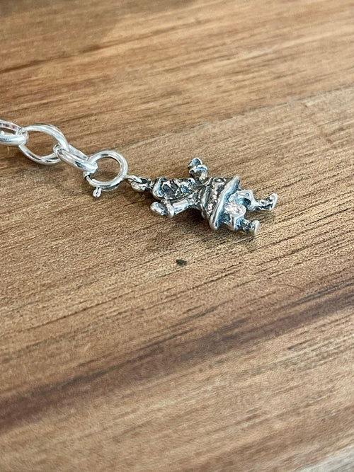 Native Handmade Sterling Silver CHRISTMAS MINI SANTA Charm