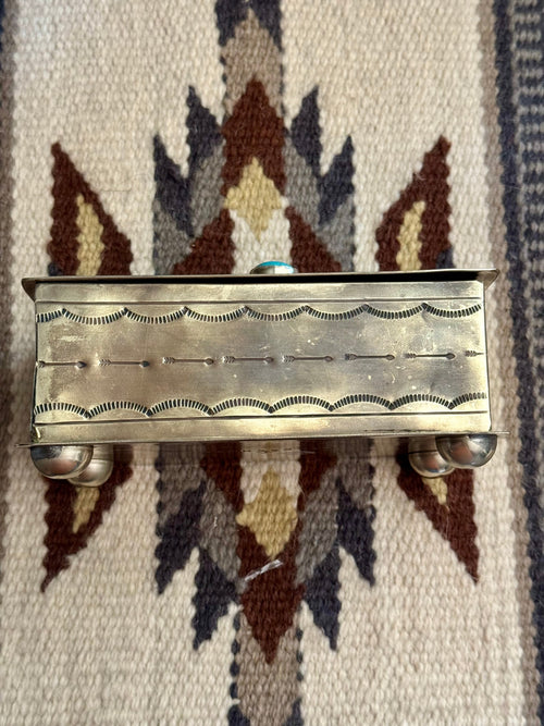 Handmade German Silver Trinket Box