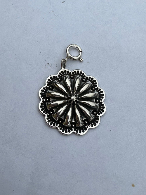 Sterling Silver Concho Charm