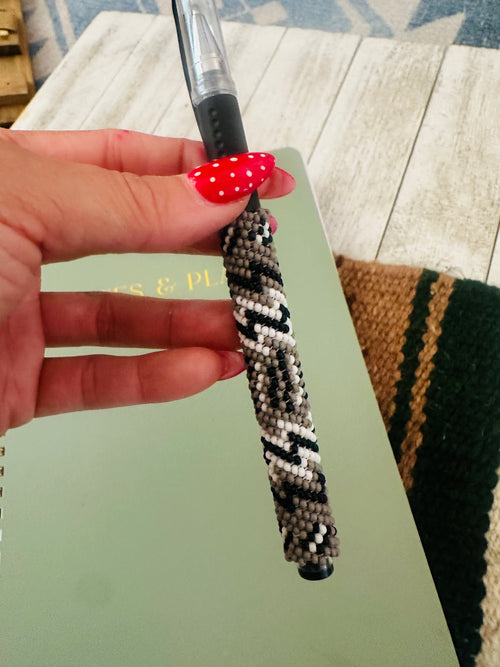 Navajo Made Muticolor Beaded Pen