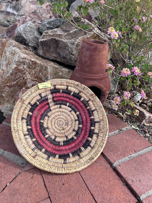 Old Pawn Handcrafted Woven Basket  #14