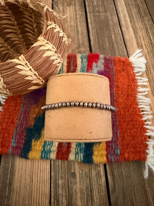 Handcrafted Copper Beaded Stretch Bracelet