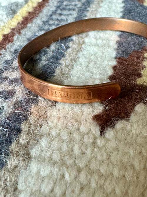 Vintage Handmade Copper Bracelet