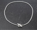 Beaded Necklace W/ Toggle