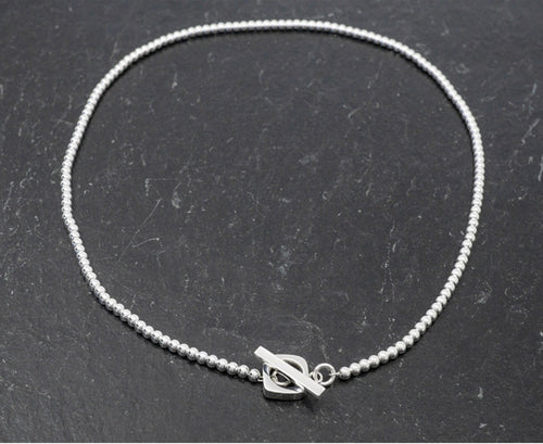 Beaded Necklace W/ Toggle