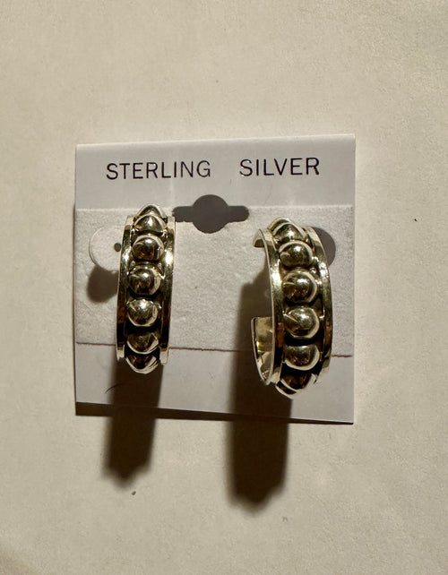 Vintage Hoops w/ Beads
