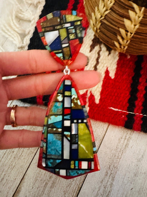 Santo Domingo Multi Stone Inlay Pendant