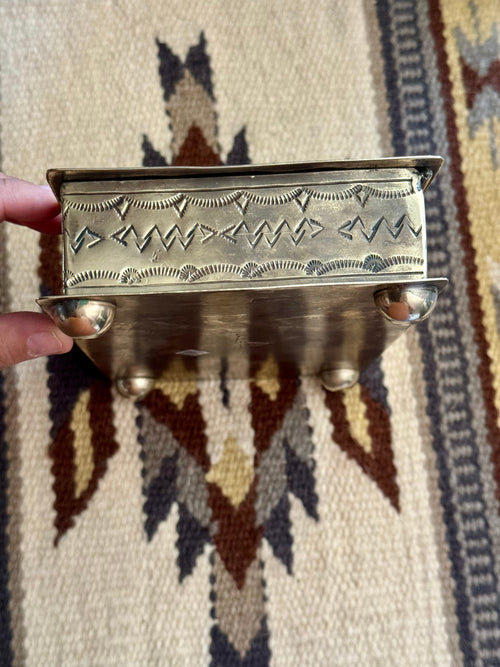 Handmade German Silver Trinket Box