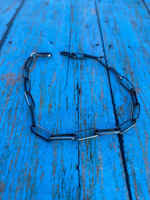 Navajo Sterling Silver Beautiful Handmade Chain Link Extender 8”