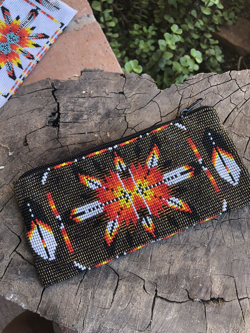 Handmade Southwestern Beaded hand bag