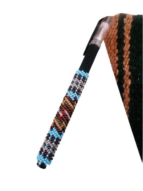 Navajo Made Muticolor Beaded Pen