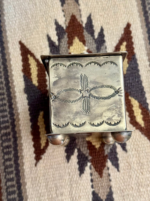 Handmade German Silver Trinket Box