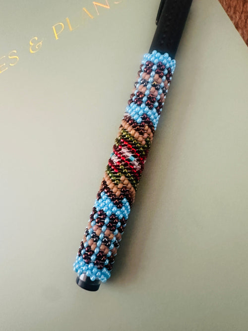 Navajo Made Muticolor Beaded Pen