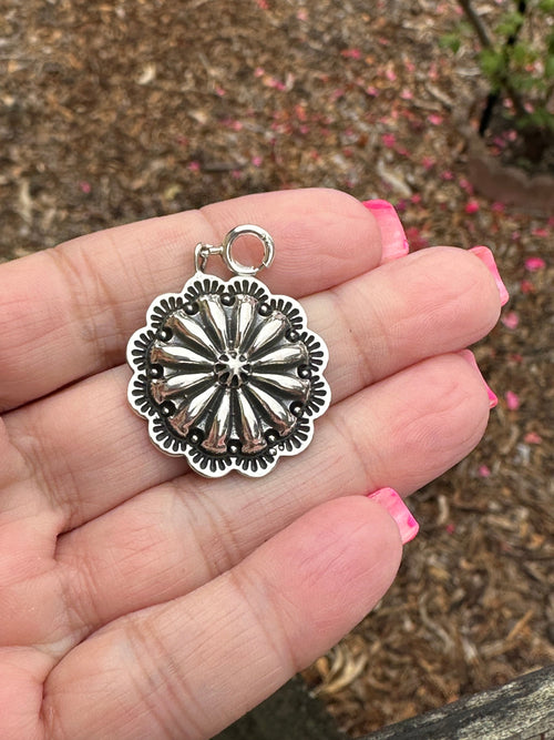 Sterling Silver Concho Charm