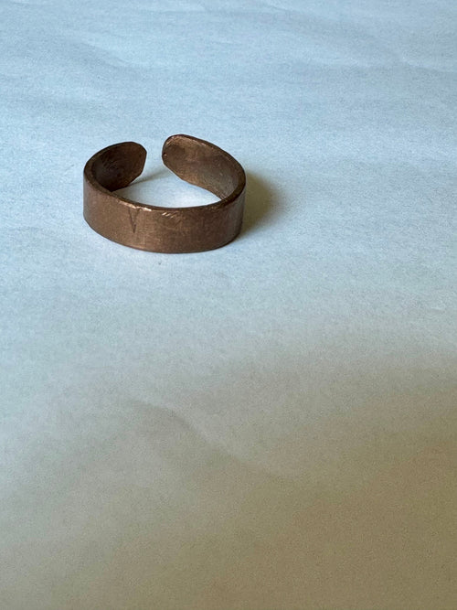 Vintage Handmade Copper Adjustable Ring