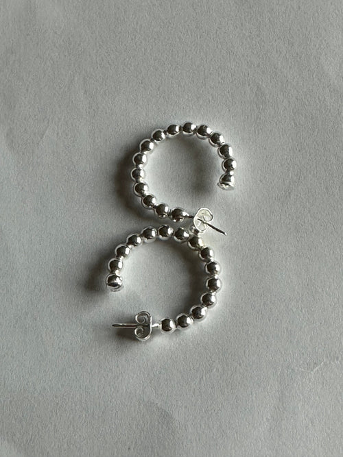 Beaded Hoop Earrings