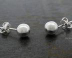 6mm Silver Bead Studs