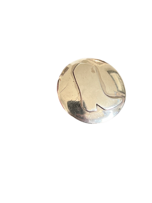 Sterling Silver Cowboy Boot Concho Slide